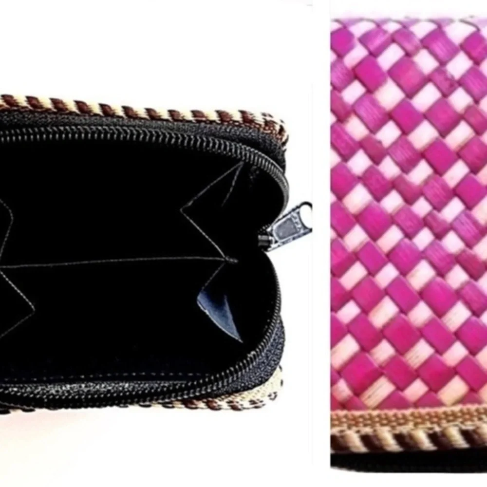5 for $25! Handwoven Bamboo Coin Purse!